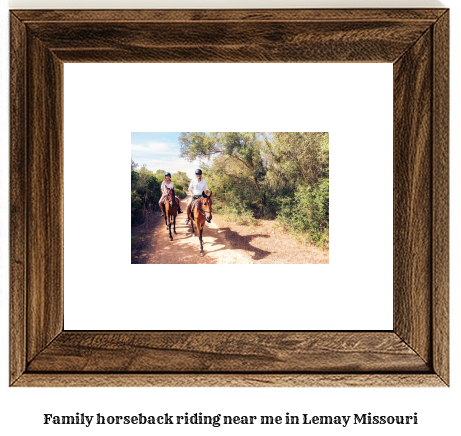 family horseback riding near me in Lemay, Missouri